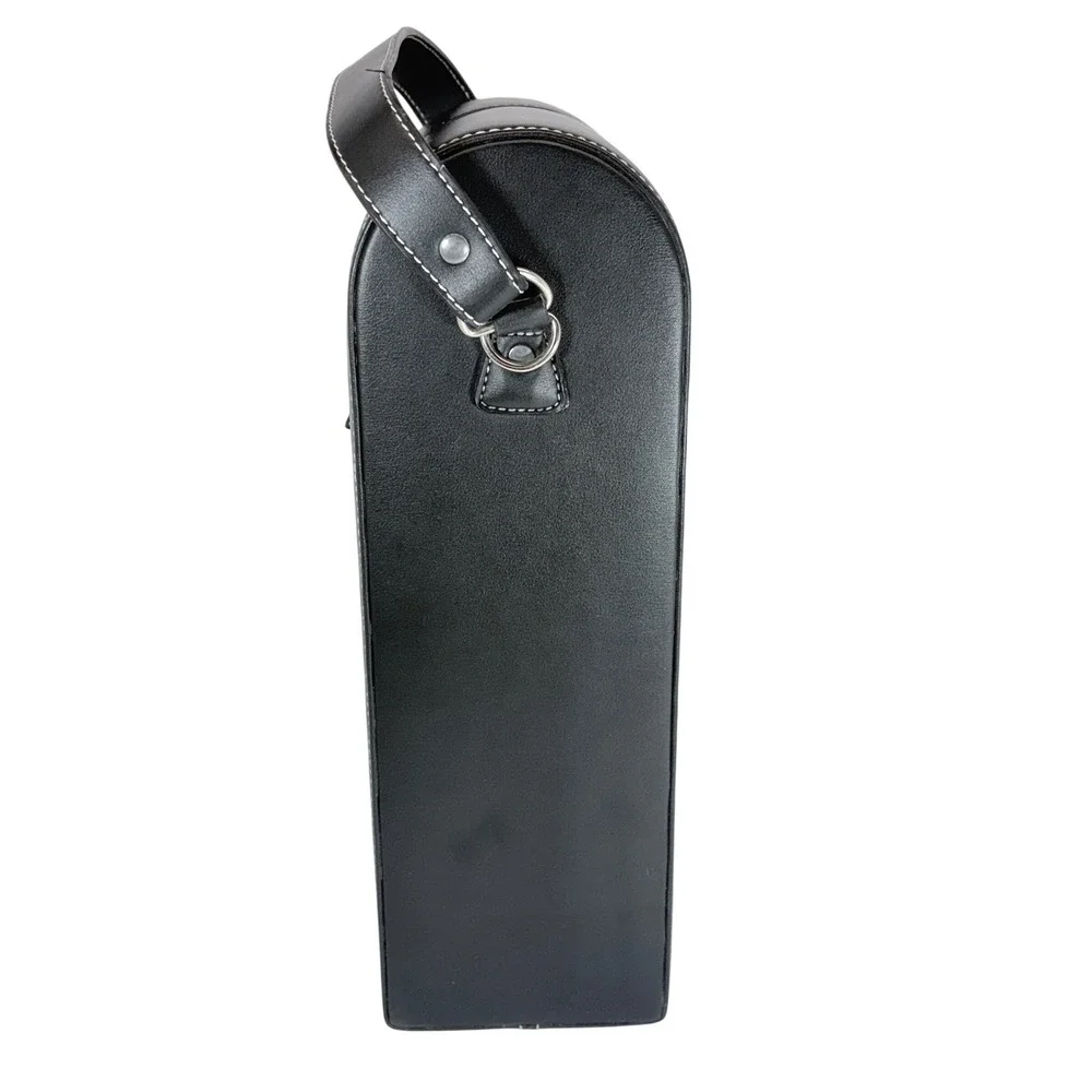 Martini & Rossi‎ Prosecco Double Wine Bottle Carrier Black Faux Leather